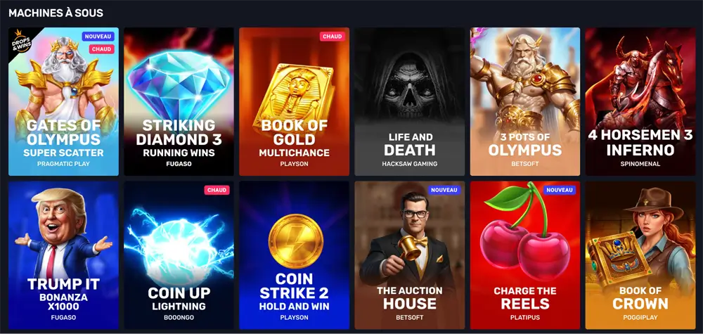 machines a sous woo casino ca