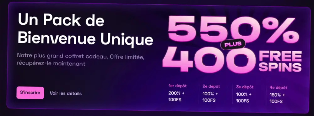 bonus de bienvenue lussurio casino