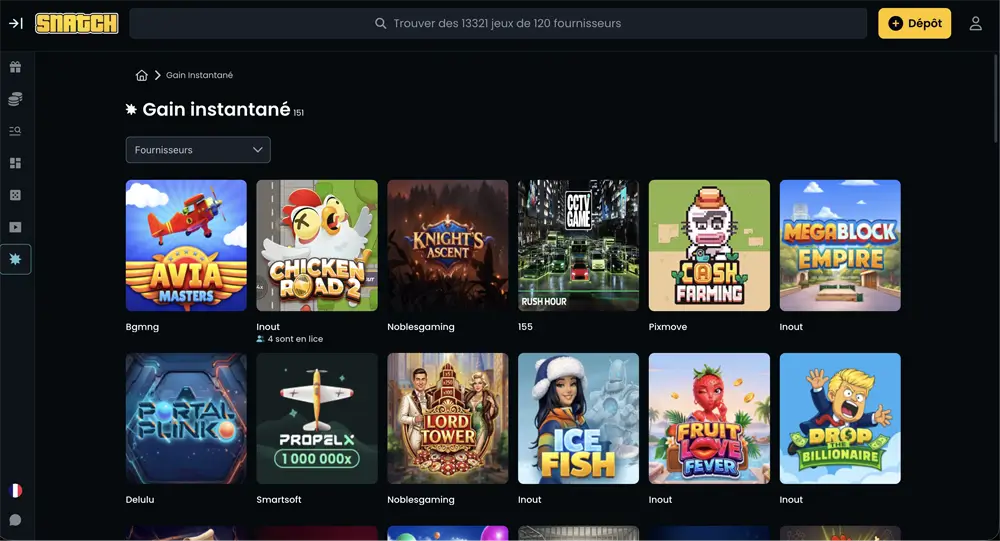 mini jeux snatch casino ca